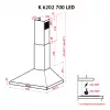 Вытяжка купольная PERFELLI K 6202 BL 700 LED (Цвет Черный) - № 11 Вытяжка купольная PERFELLI K 6202 BL 700 LED (Италия)- № 11