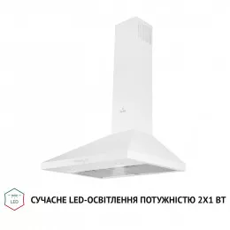 Вытяжка купольная PERFELLI K 6402 WH 850 LED