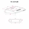 Вытяжка плоская PERFELLI PL 5124 WH LED (Италия)- № 11