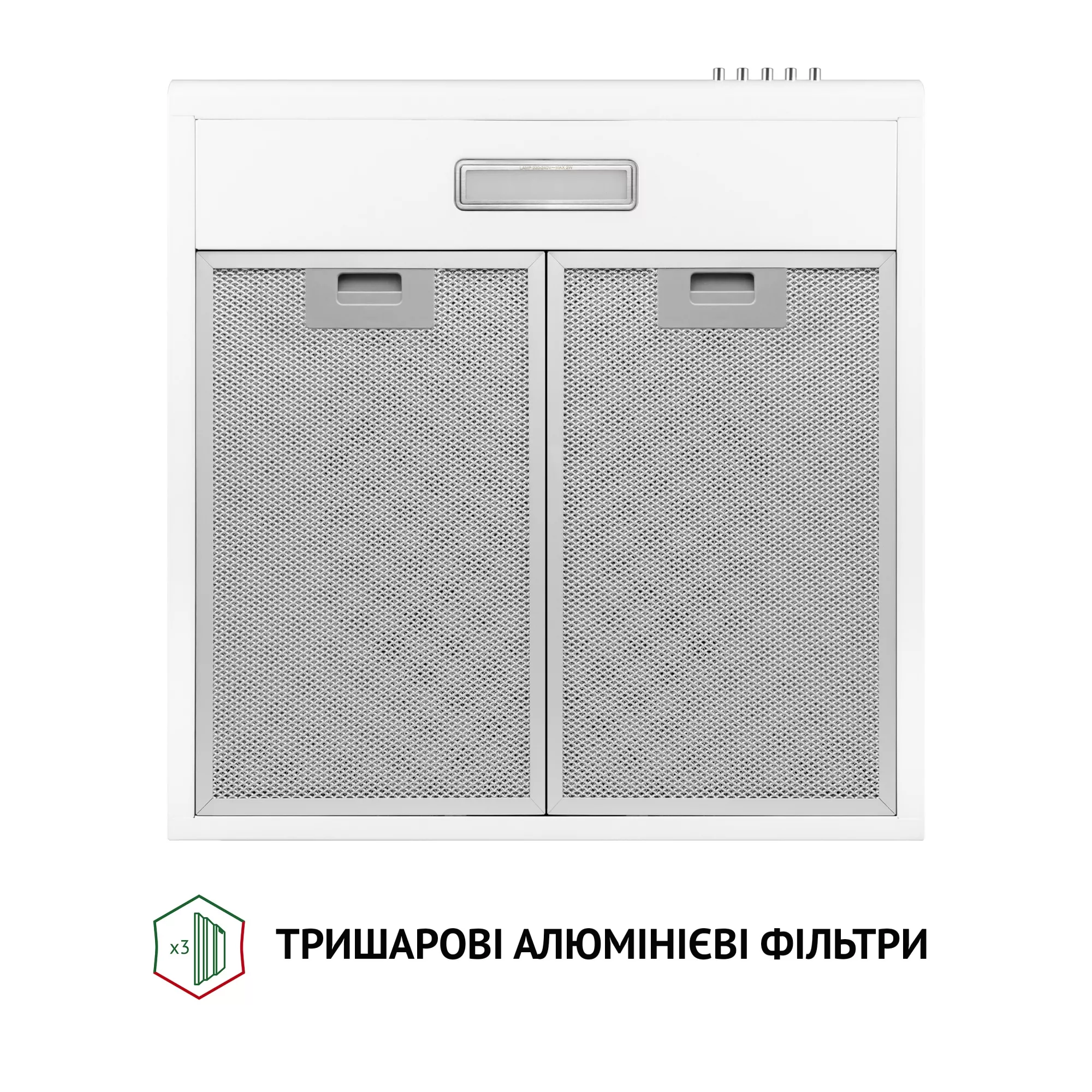 Вытяжка плоская PERFELLI PL 5124 WH LED - фото 6