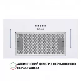 Вытяжка полновстраиваемая PERFELLI BI 5653 WH 1000 LED