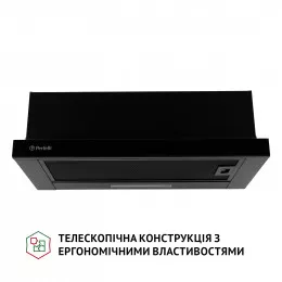 Витяжка телескопічна PERFELLI TL 6333 BL 700 LED GLASS