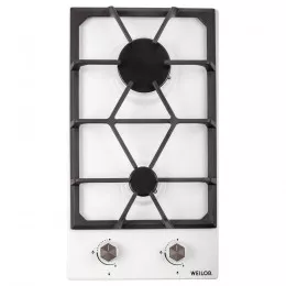 Поверхность газовая Domino на металле WEILOR GM 304 WH