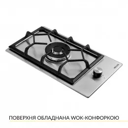 Поверхня газова Domino на металі WEILOR GM W 314 SS