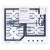 Поверхность газовая на металле WEILOR GM 624 SS (Германия)- № 12