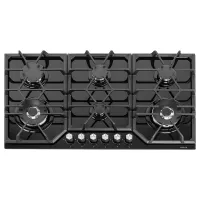 Поверхность газовая на стекле WEILOR GG W 904 BL