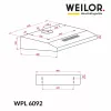 Вытяжка плоская WEILOR WPL 6092 I (Германия)- № 9