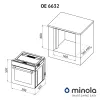 Духовка MINOLA OE 6632 BL - № 16