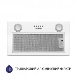 Вытяжка полновстраиваемая MINOLA HBI 5722 WH 1200 LED