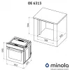 Духовка MINOLA OE 6313 BLACK - № 15