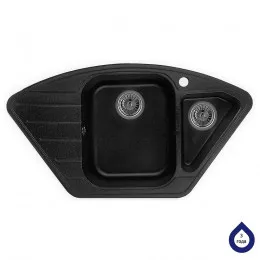 Мийка кухонна гранітна MINOLA MTG 75180-89 Антрацит (металік)