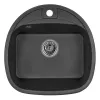 Мойка кухонная гранитная MINOLA MRG 1050-50 Черный - № 1 Мойка кухонная гранитная MINOLA MRG 1050-50 Черный - № 1