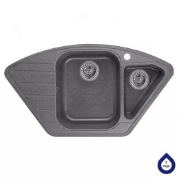 Миття кухонне гранітне MINOLA MTG 5180-89 Графіт