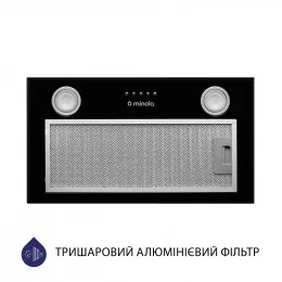 Вытяжка полновстраиваемая MINOLA HBI 5722 BL 1200 LED