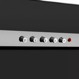Витяжка декоративна похила PERFELLI DN 6171 BL Inox Line