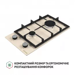 Поверхня газова Domino на металі PERFELLI HGM 31424 IV