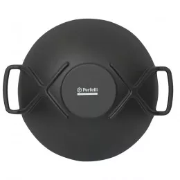 Чавунна сковорода WOK  PERFELLI 5656 35 см.