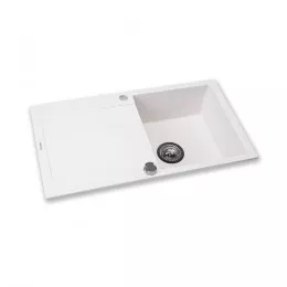 Мийка кухонна гранітна  PERFELLI FIORA PGF 114-78 WHITE