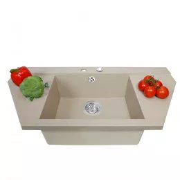 Мийка кухонна гранітна  PERFELLI MAJESTIC TGM 125-96 SAND