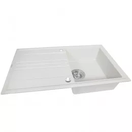 Мийка кухонна гранітна  PERFELLI CAPIANO PGC 114-86 WHITE
