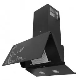 Витяжка декоративна похила PERFELLI D 611 BL Fleur