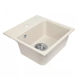 Мийка кухонна гранітна  PERFELLI GRASSO SGG 104-40 LIGHT BEIGE