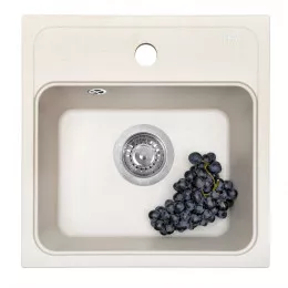 Мийка кухонна гранітна  PERFELLI GRASSO SGG 104-40 LIGHT BEIGE