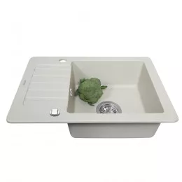 Мийка кухонна гранітна  PERFELLI PICCOLO PGP 134-58 LIGHT BEIGE