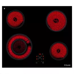 Поверхня склокерамічна Perfelli design HVC 6210 BL