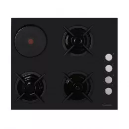 Поверхня газо-електрична 3+1 на склі Minola MKG 63165 BL