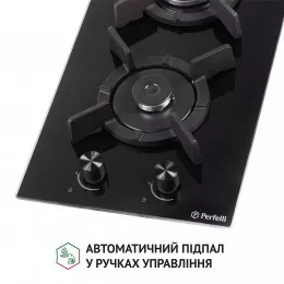 Поверхня газова Domino на склі PERFELLI HGG 31487 BL