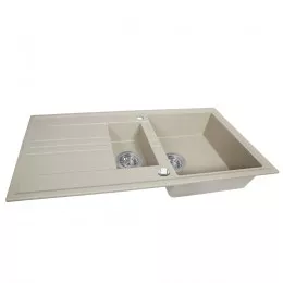 Мийка кухонна гранітна  PERFELLI SANTINO PGS 516-96 SAND