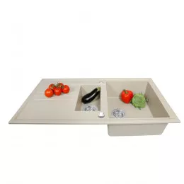 Мийка кухонна гранітна  PERFELLI SANTINO PGS 516-96 SAND