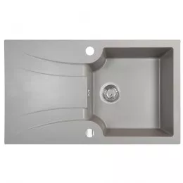Мийка кухонна гранітна  Perfelli FELICINETTO PGF 1141-78 GREY METALLIC