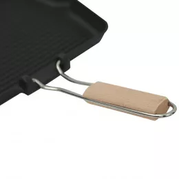 Чавунна сковорода з портативною ручкою PERFELLI 5691 33х22 см.