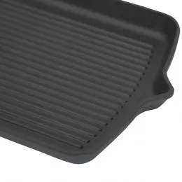 Чавунна сковорода з портативною ручкою PERFELLI 5691 33х22 см.