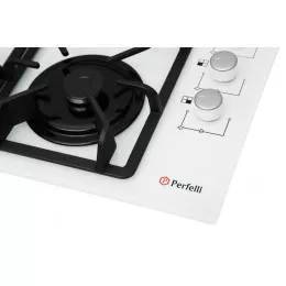 Поверхня газова на склі PERFELLI HGG 61124 WH
