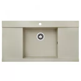 Мийка кухонна гранітна  Perfelli ETERNO PGE 125-96 LIGHT BEIGE