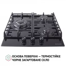 Поверхня газова на склі PERFELLI HGG 41627 BL