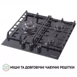 Поверхня газова на склі PERFELLI HGG 41627 BL