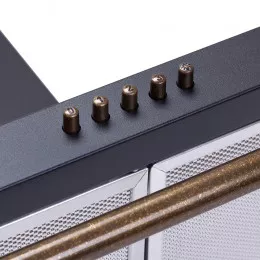 Витяжка купольна PERFELLI K 6632 C BL RETRO 1000 LED