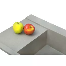 Мийка кухонна гранітна  PERFELLI ETERNO PGE 125-96 SAND