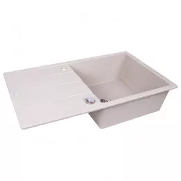 Мийка кухонна гранітна  PERFELLI RIVIERA PGR 114-86 LIGHT BEIGE