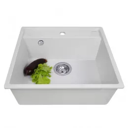 Мийка кухонна гранітна  PERFELLI ESOTTO PGE 10-50 WHITE