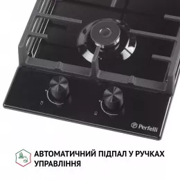 Поверхня газова Domino на металі PERFELLI HGM 31427 BL