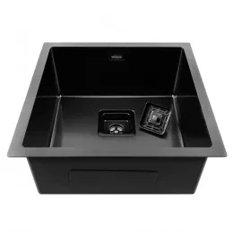 Мойка кухонная нержавеющая сталь WEILOR FILIGRAN WRC 4545 GRAPHIT