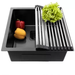 Мойка кухонная нержавеющая сталь WEILOR FILIGRAN WRC 4545 GRAPHIT