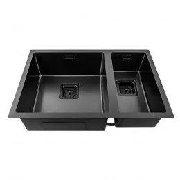 Мойка кухонная нержавеющая сталь WEILOR FILIGRAN WRC DB6945 GRAPHIT