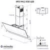 Вытяжка декоративная наклонная MINOLA HVS 9412 IV 850 LED (Польша)- № 17