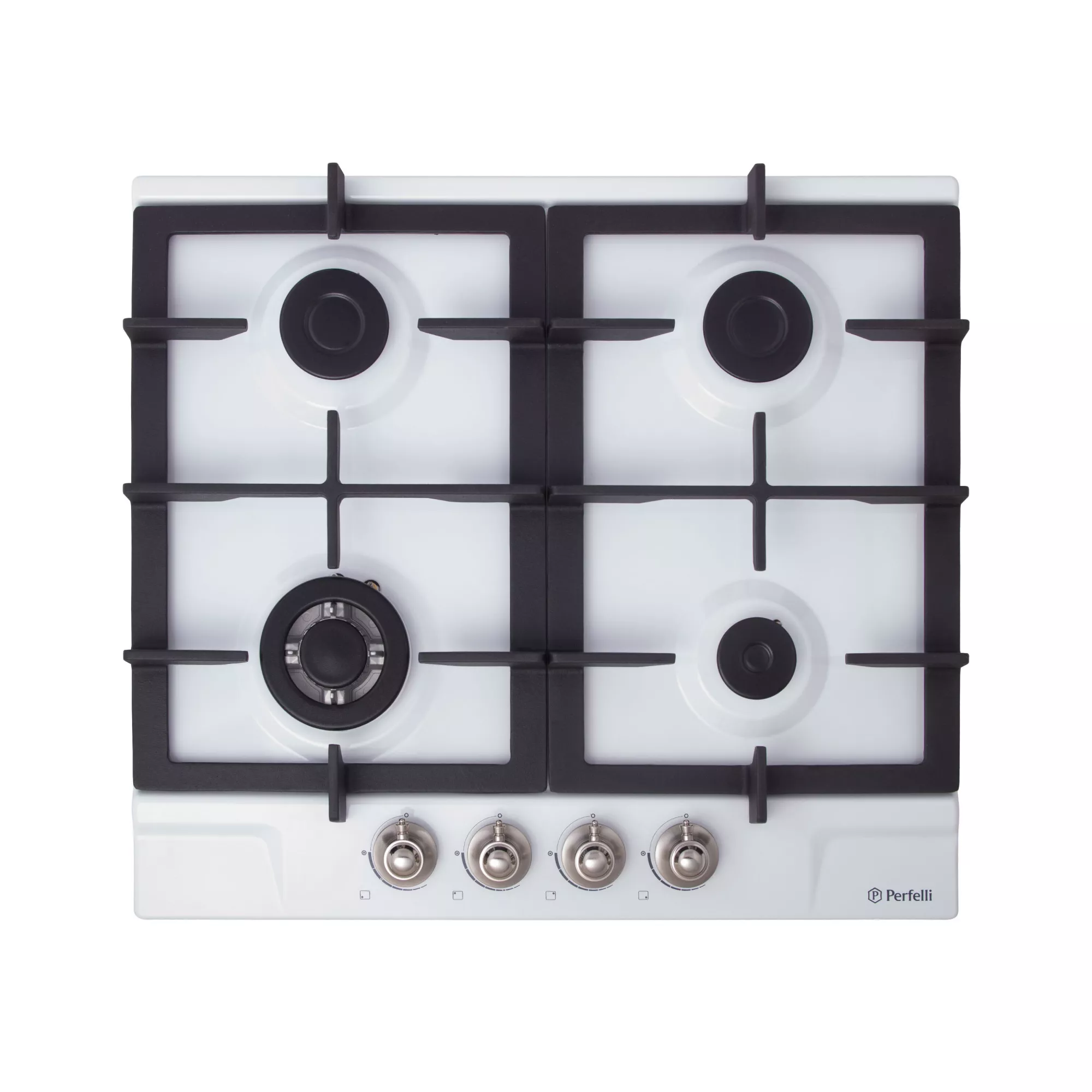 Варильна поверхня на металі PERFELLI HGM 61637 WH RETRO (Колір Білий), Атикул 5902767158244 |  купить на AQUILA.UA - фото 1